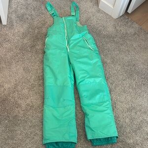 Teal Green Snow Bib Ski Pants